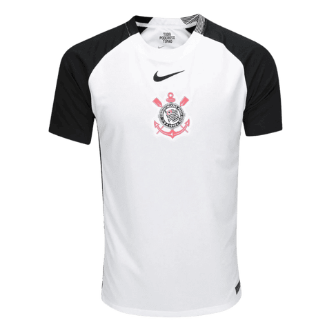 Camisa Corinthians III 2526 - Torcedor Nike Masculina - Preta e laranja