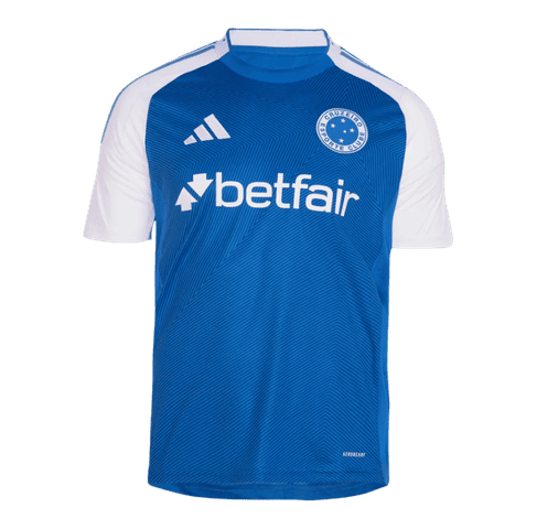 Camisa Cruzeiro I 2526 Torcedor Masculina - Azul e Branca