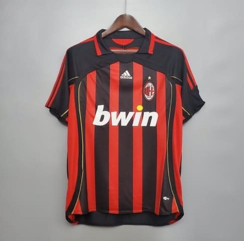 Camisa Milan Titular 2007 - Retrô