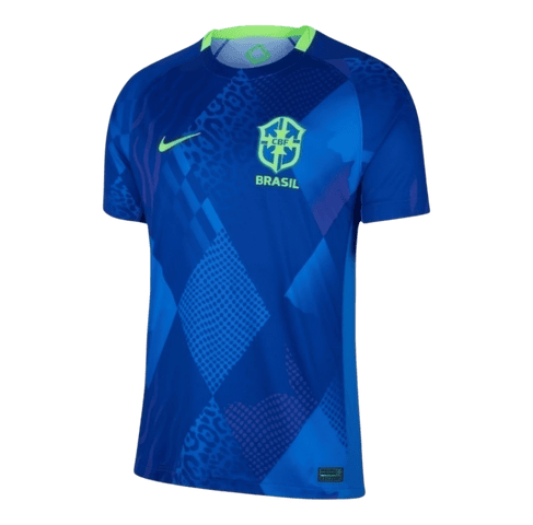 Camisa Seleção Brasileira II 25/26 - Torcedor Nike Masculina - Azul com detalhes em verde