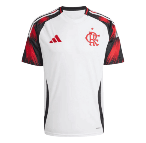 Camisa do Flamengo Fora II 2025_26 Torcedor Branca