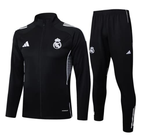 Conjunto Viagem Real Madrid Preto 25.26 - Torcedor
