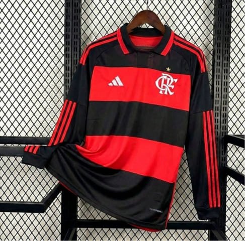 Camisa do Flamengo Titular 26.27 - Manga Longa Torcedor