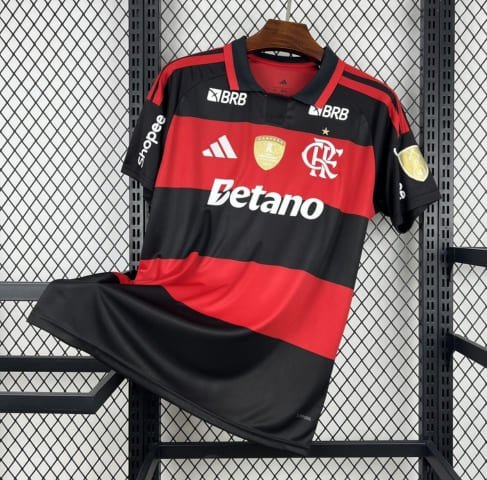 Camisa do Flamengo Titular 26.27 - Todos os Patrocínios Torcedor